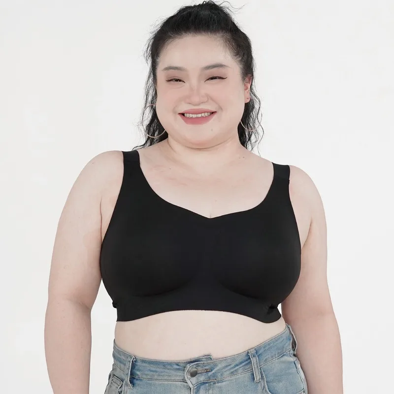 

Plus Size Bra for Curvy Women - Minimizes Bust, Prevents Sagging, Controls Side Boobs, Stable & Well-Shaped