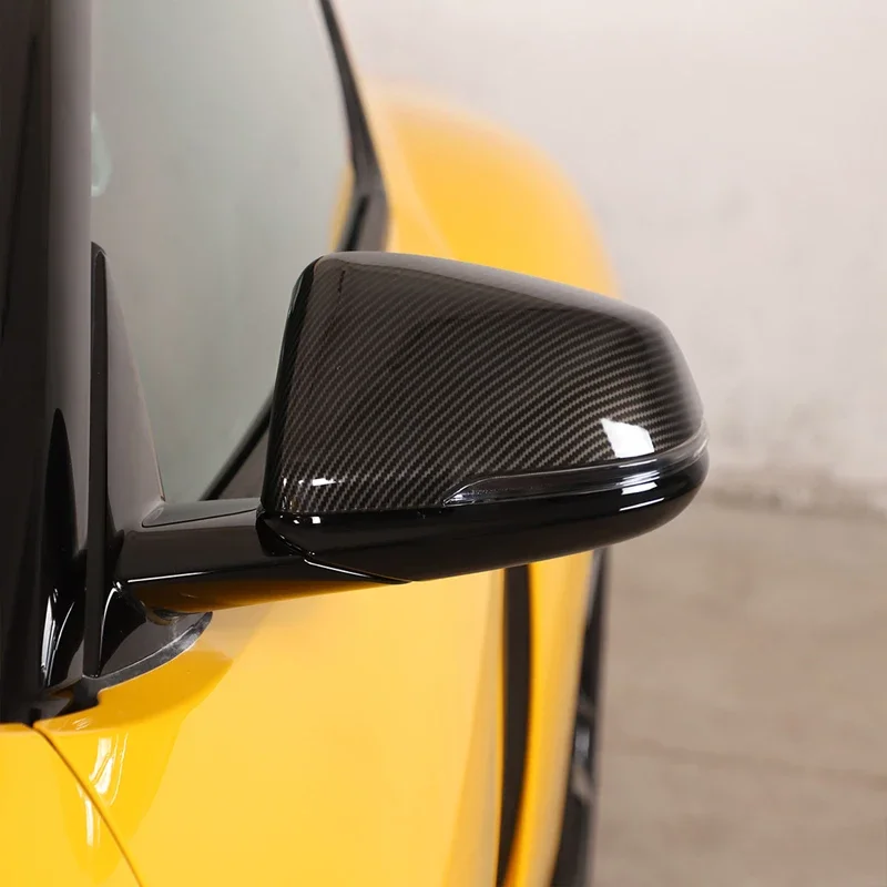 For Toyota GR Supra MK5 A90 2019-2026 ABS Carbon Fiber Car Rearview Mirror Protective Cover Trim Sticker Car Accessories
