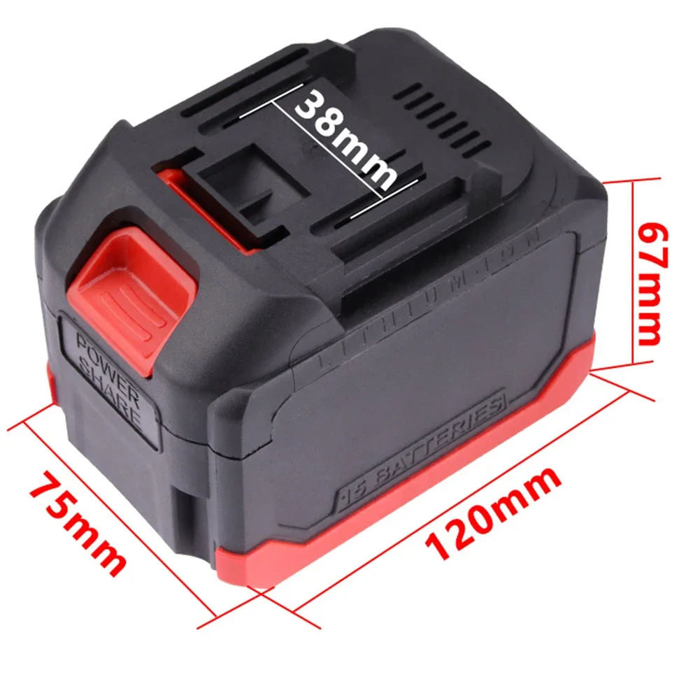 Plastic 18650 Li-ion Battery Case Storage Box Shell For Makita Power Tools 21V Single Cell Charging Voltage Parts 10/15/20 Cores