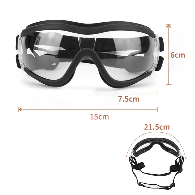 Dog Sunglasses UV Protection Windproof Goggles Pet Eye Wear Medium Large Dog Swimming Skating Glasses Accessaries Pet Supplies