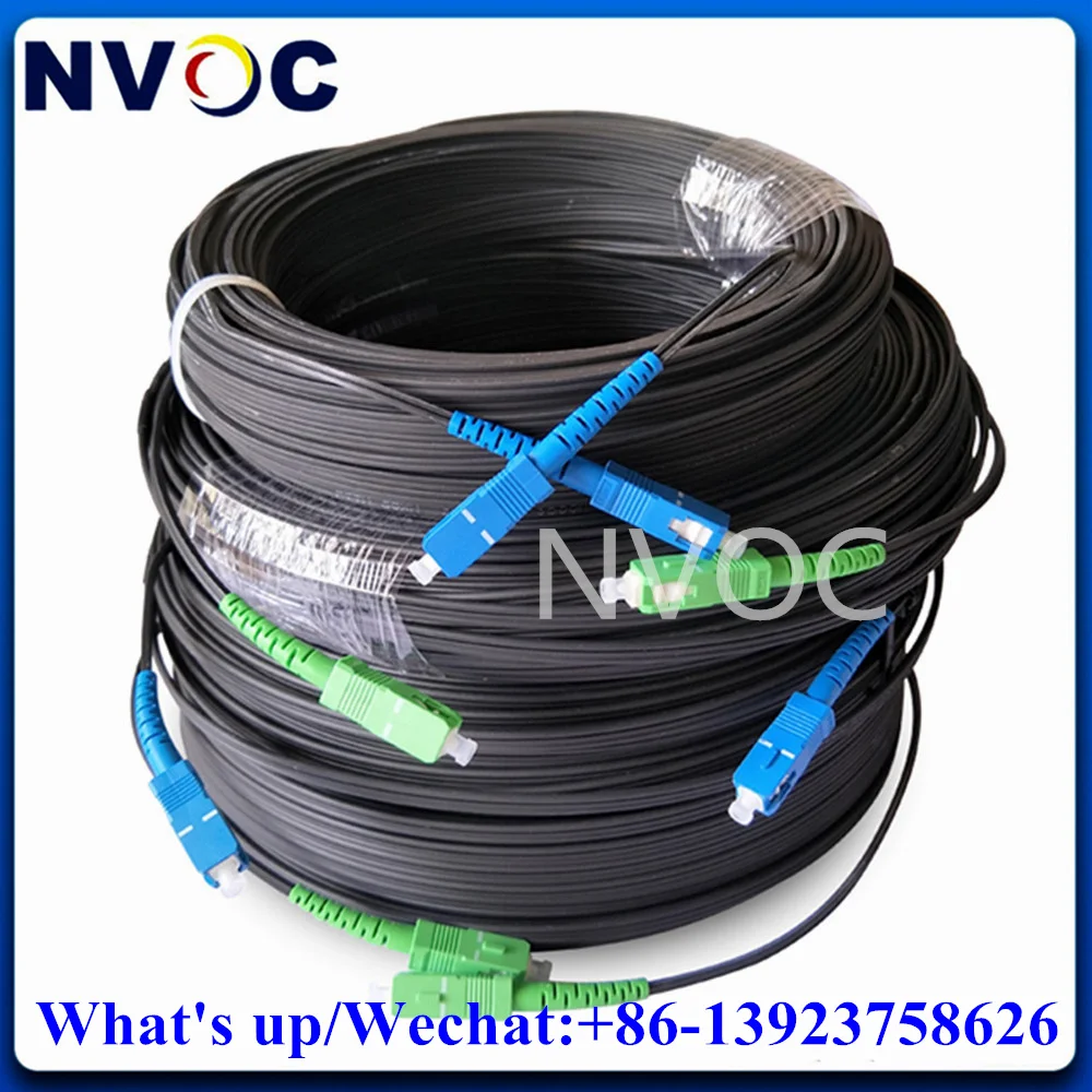 

1C 50M SMF Outdoor SCAPC-SCUPC 1Core Fiber Optic Patch Cord Jumper FTTH GJYXCH SC/APC, UPC Singlemode Simplex Cable Connector