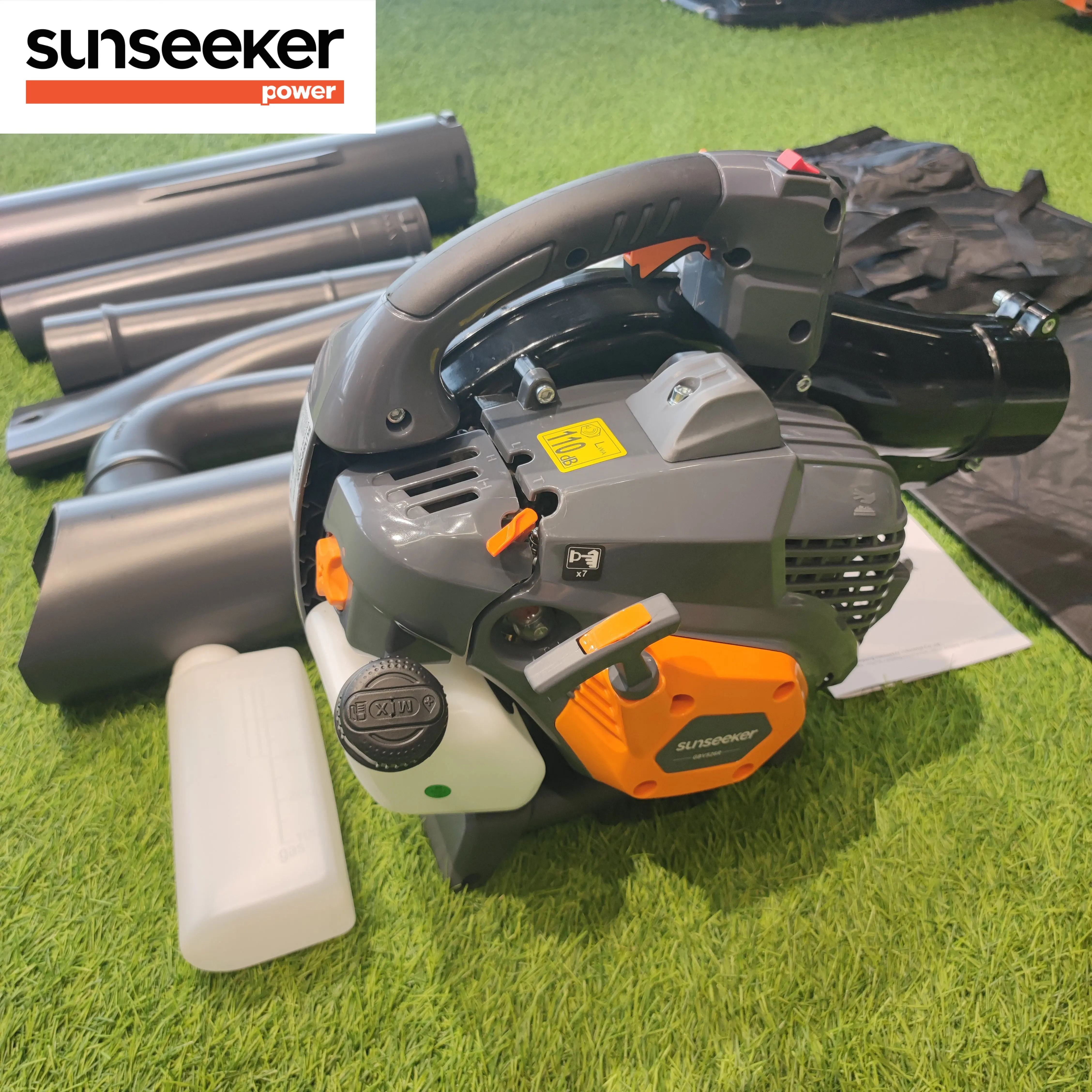 

Professional Industrial 25.4cc 0.9KW Two-stroke Handheld Vacuum Blower 810m/h Air Flow 240km/h Garden