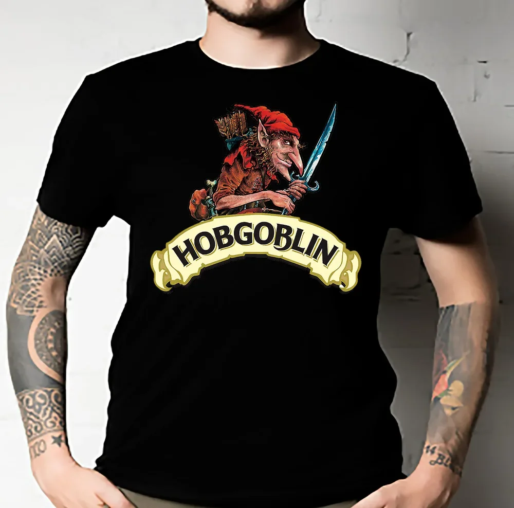 Wychwood Brewery Hobgoblin Classic T-Shirt Unisex All SizeHigh Quality 100%Cotton Short Sleeve