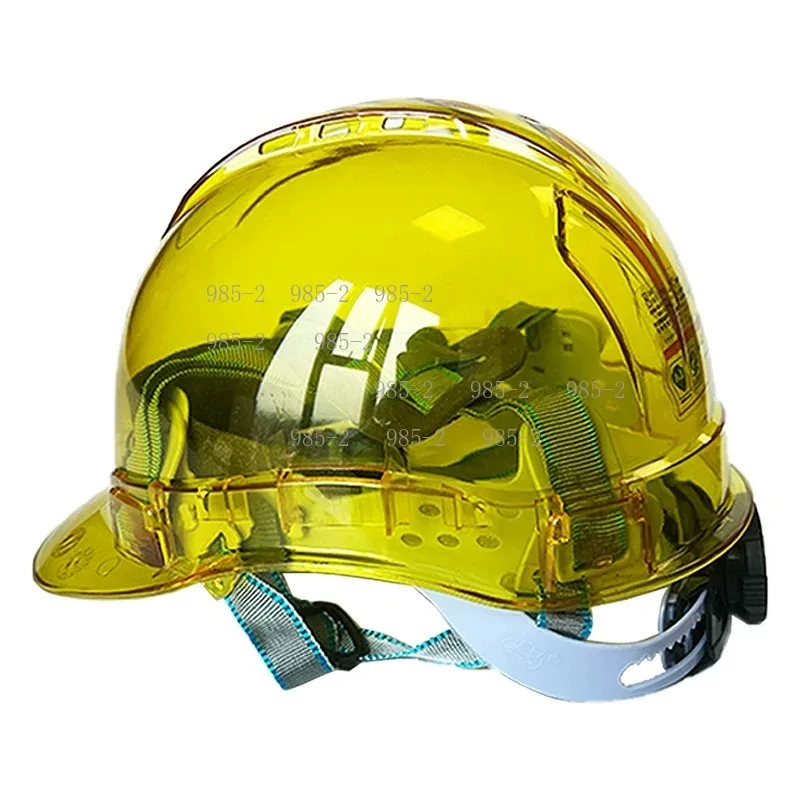 Transparent Safety Hard Hat, Industrial Construction Protective Helmet for Workplace Protection