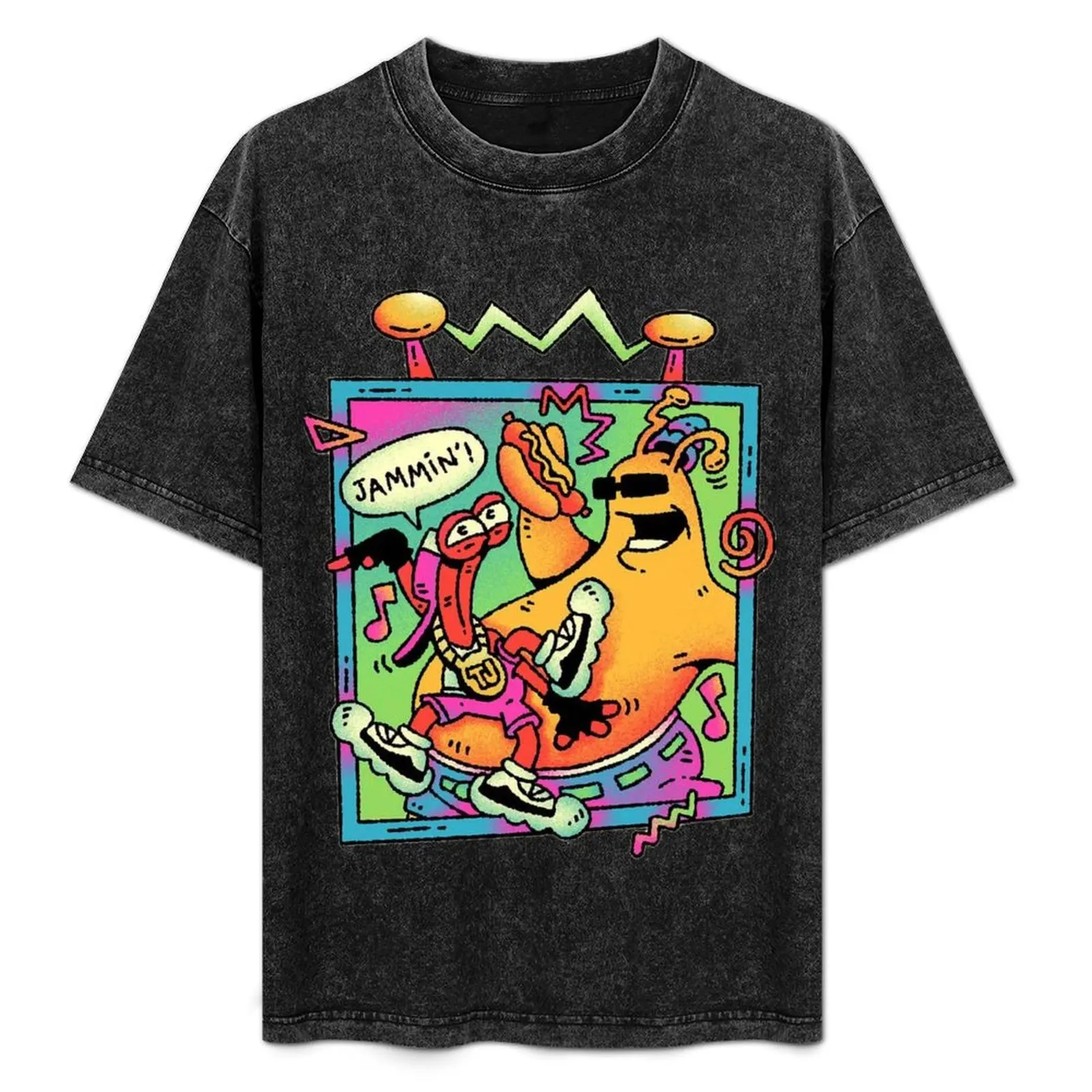 

Футболка с принтом в стиле стрит-арт ToeJam And Earl