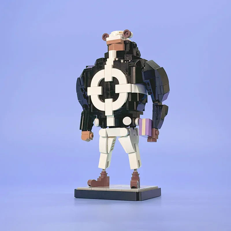 373개 조각 MOC 원피스 바톨로미우 쿠마 - 해적 모험 - 모듈식 블록 - 교육용 모델 - 생일 DIY 선물