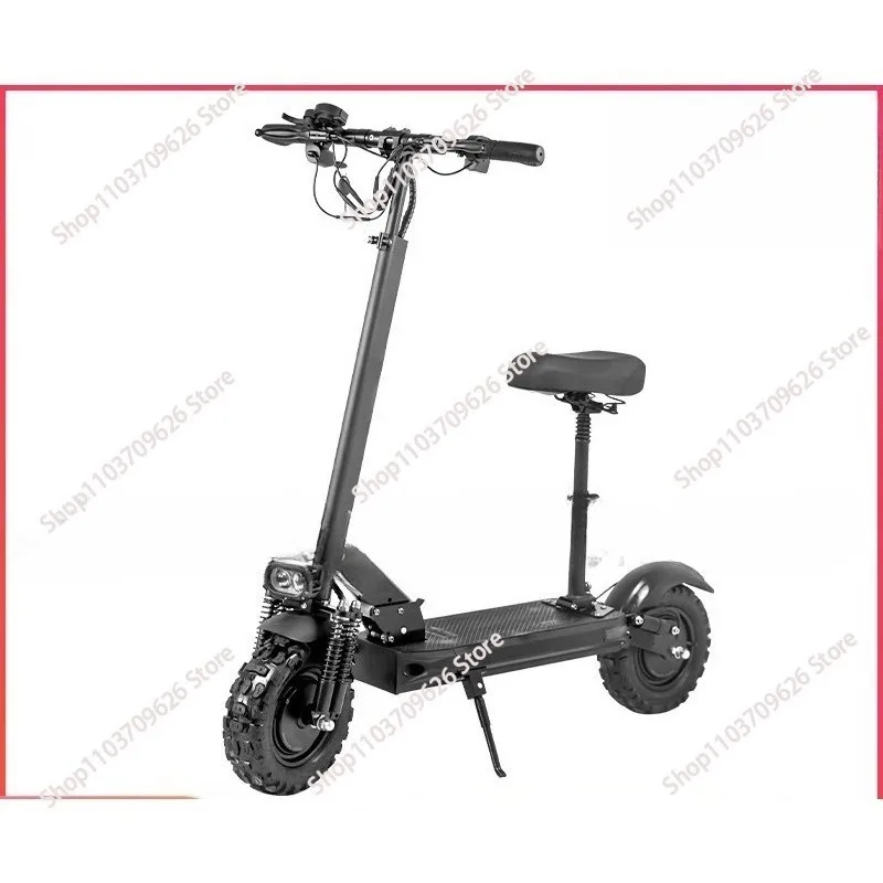 11 inch electric scooter foldable 48V electric scooter adult dual motor front and rear shock absorber