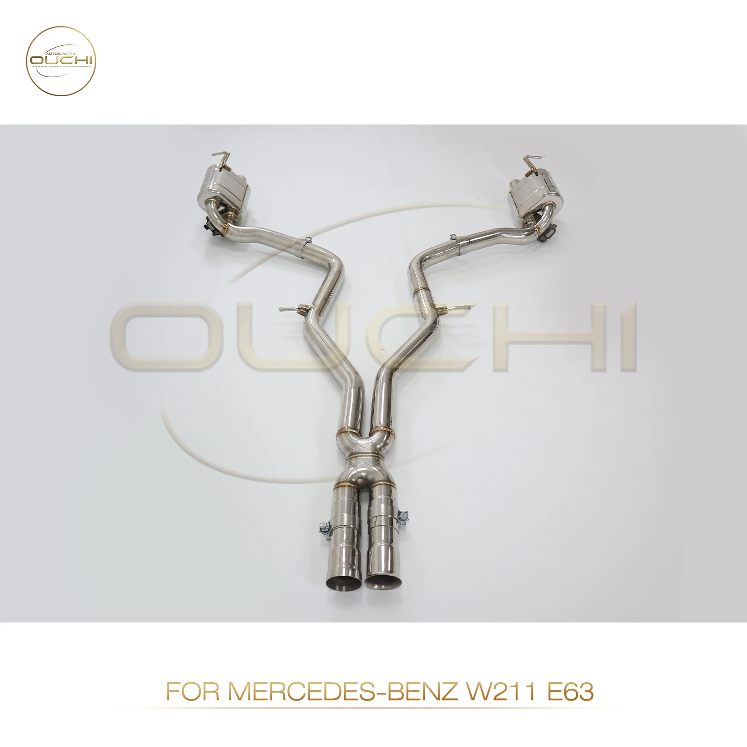 

OUCHI Factory Direct Sales Catback For Mercedes Benz AMG E63 E55 W211 Stainles Steel Exhaust With Muffler Electronic Valve