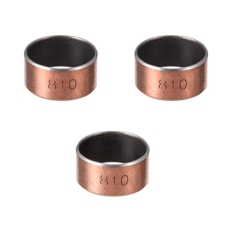 Uxcell 1-10pcs I.D. 18/20/22/25mm Self Lubricating Composite Sleeve Bearing Bushing Smooth Rod Accessories Wrapped Oilless