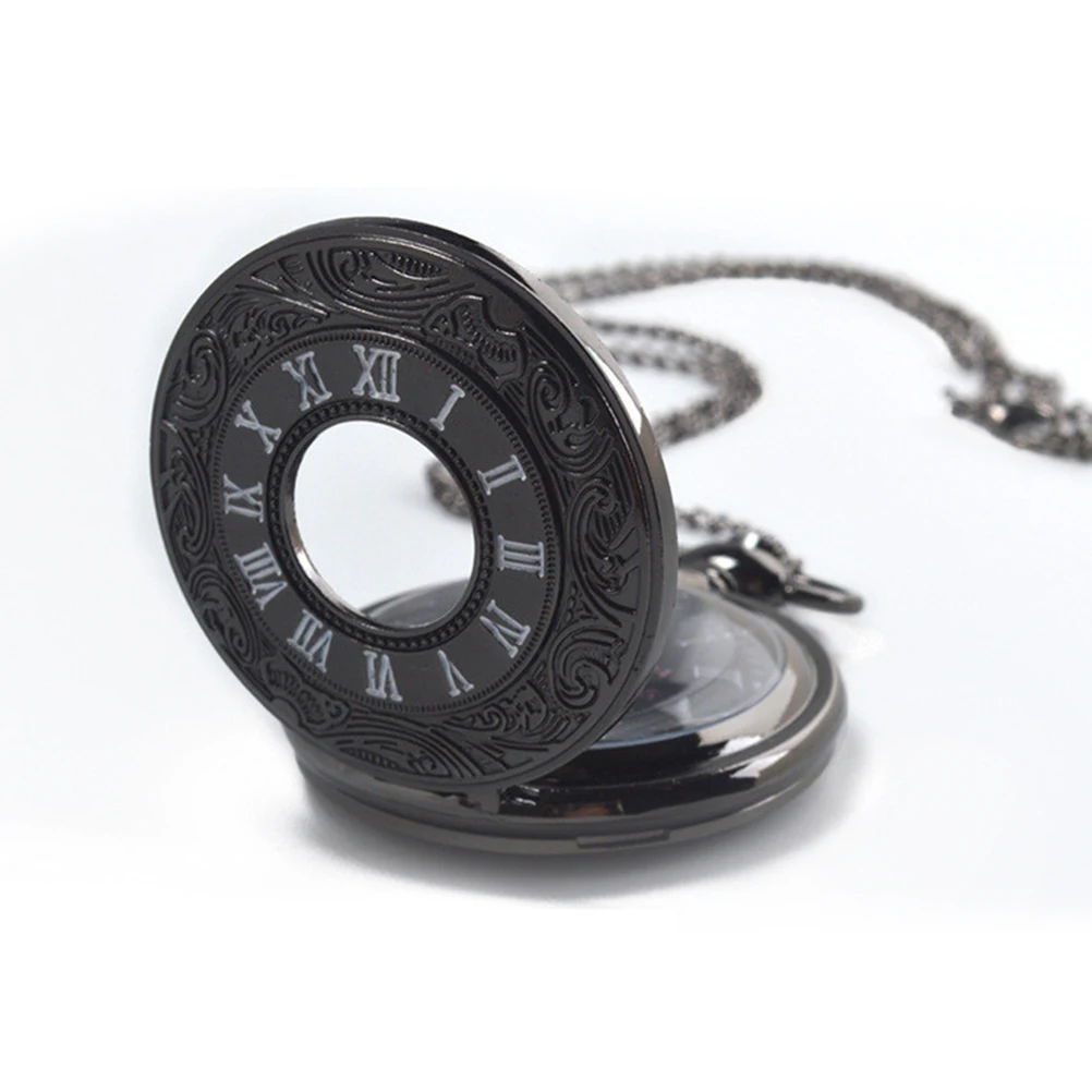 

Pocket Watch Retro Pendant Vintage Alloy Quartz Necklace Apparel Women's