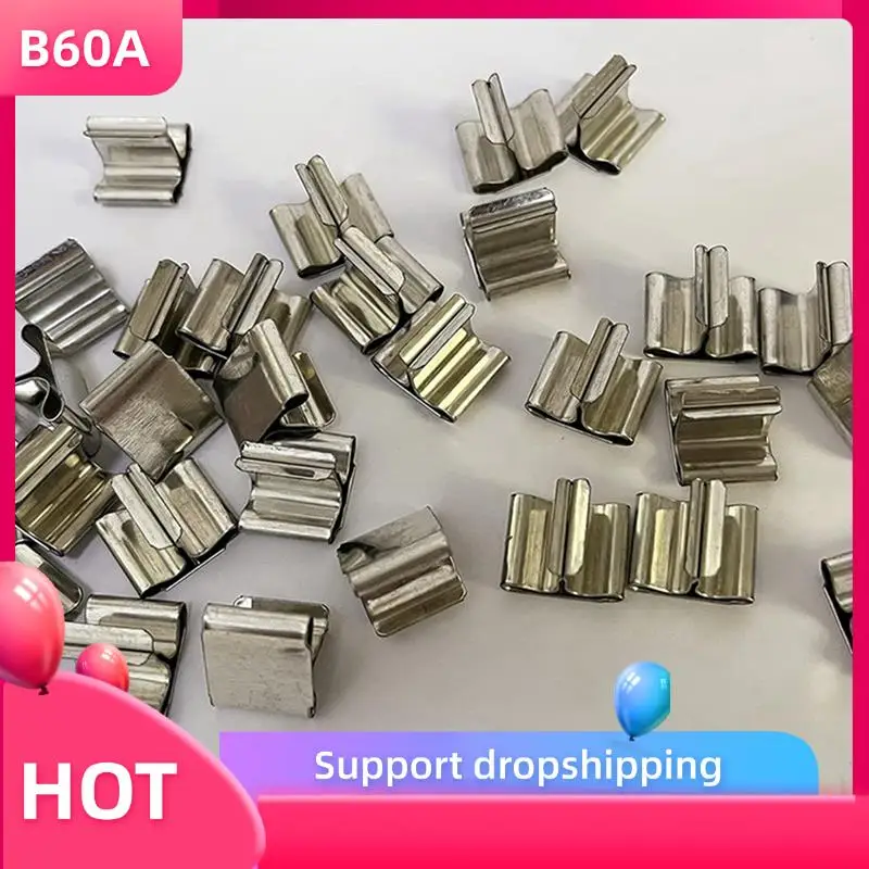 

B60A 200 PCS Metal Wick Sustainer,Wick Holder For Wood Wick Candle