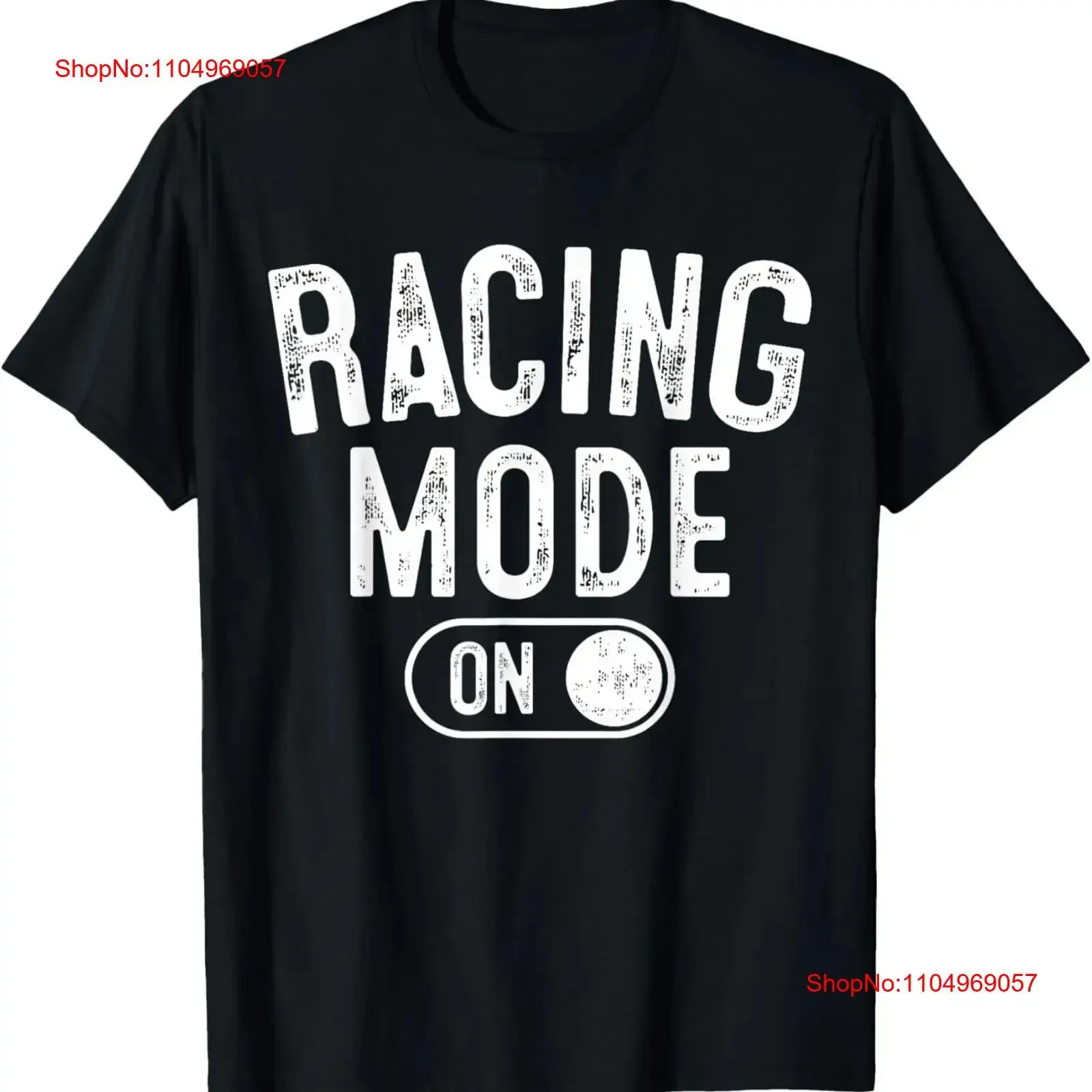 

Футболка Racing Mode On Funny Racer Car Driver Motorsport Fan, винтажная стираная универсальная мягкая удобная модная футболка унисекс