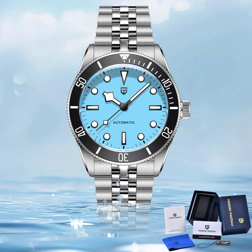 

PAGANI DESIGN2025 new luxury men's mechanical watch with gift box NH35A sapphire glass 1812 stainless steel luminous men's watch