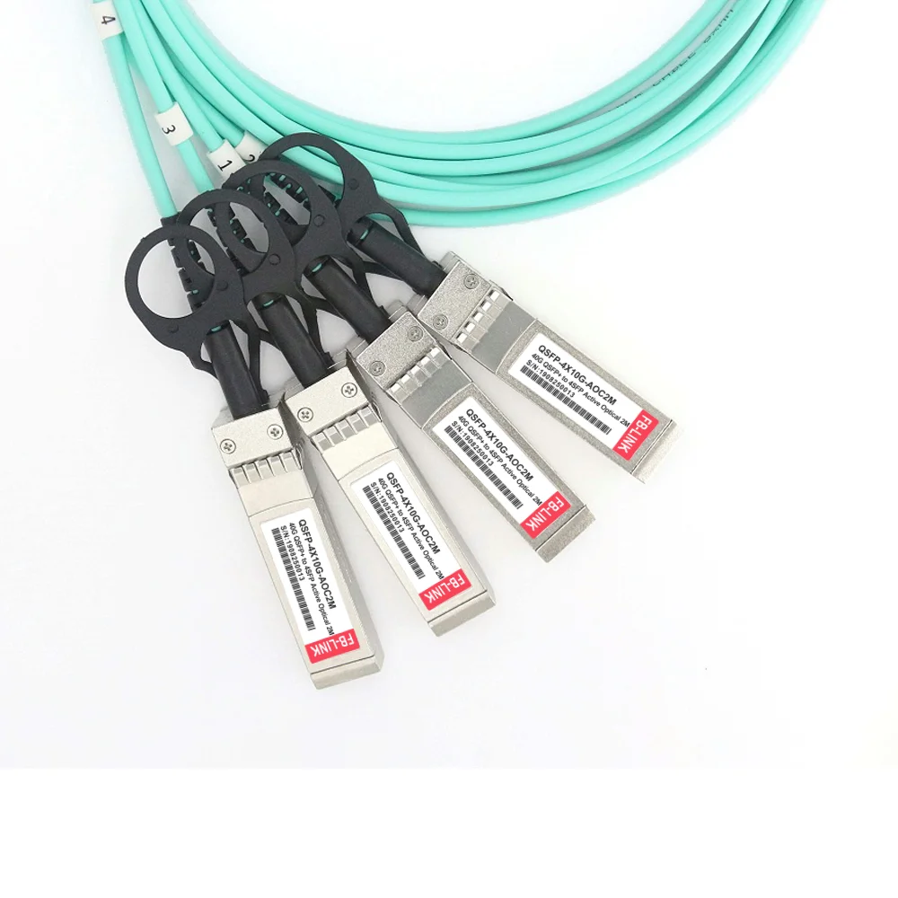 

40G AOC Cable 40G TO 4*10G OM3 1/3/5/7/15/20M LSZH Active Optical Cable compatible with Mellanox/MikroTik/Cisco switch