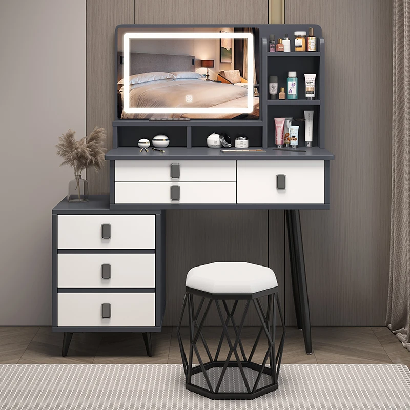 Luxury Luxury Vanity Table Bedroom Modern Girls Makeup Vanity Table European Style Coiffeuse De Chambre Home Furniture