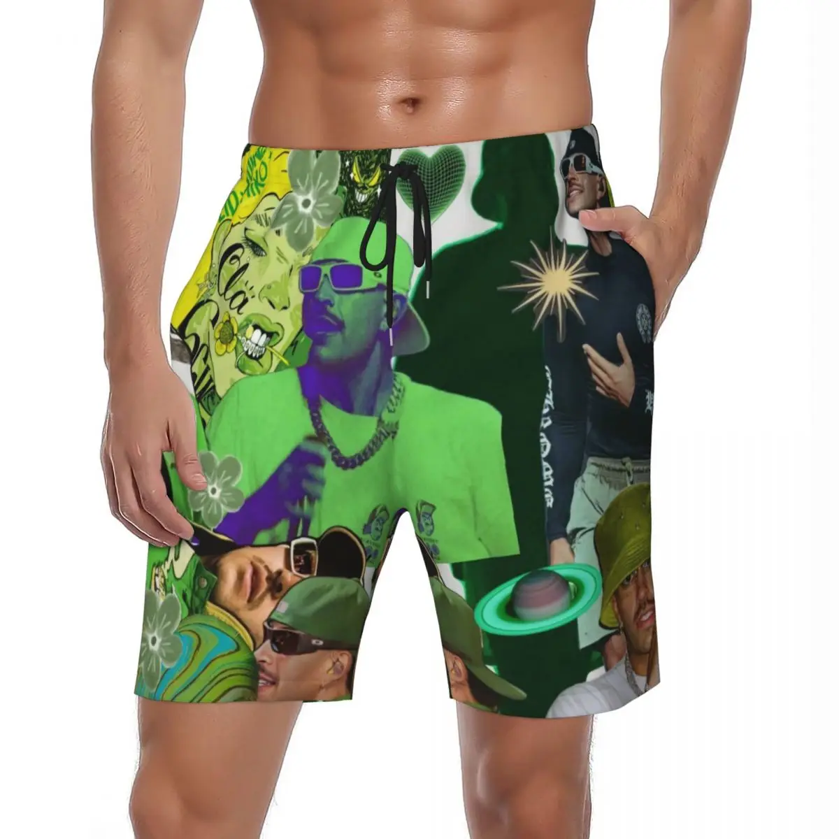 

Swimwear F-Feid Ferxxos Board Shorts Summer Music Rapper Classic Board Short Pants Males Custom Running Breathable Swim Trunks