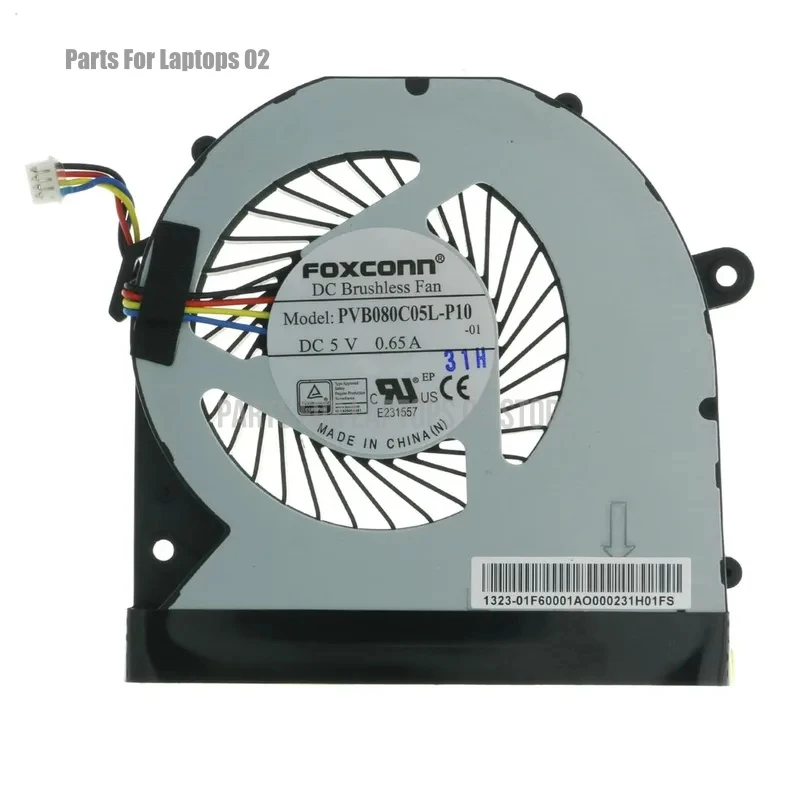 L CPU Cooling Fan for Intel NUC 11 Pro NUC11TNH NUC11TNK 12 NUC12WSH NUC12WSK 13 NUC13ANH NUC13ANK 14 Pro NUC14RVH RVK