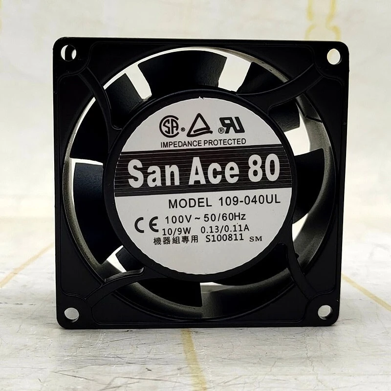 

Для вентилятора SANYO 109-040UL AC 100 В 10/9 Вт 80*80*42 мм вентилятор с алюминиевой рамой
