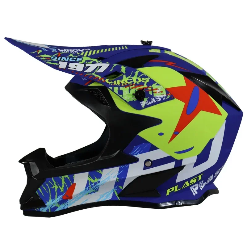 men and women children full face safety helmet super cool motocross racing fashion motorcycle helmet