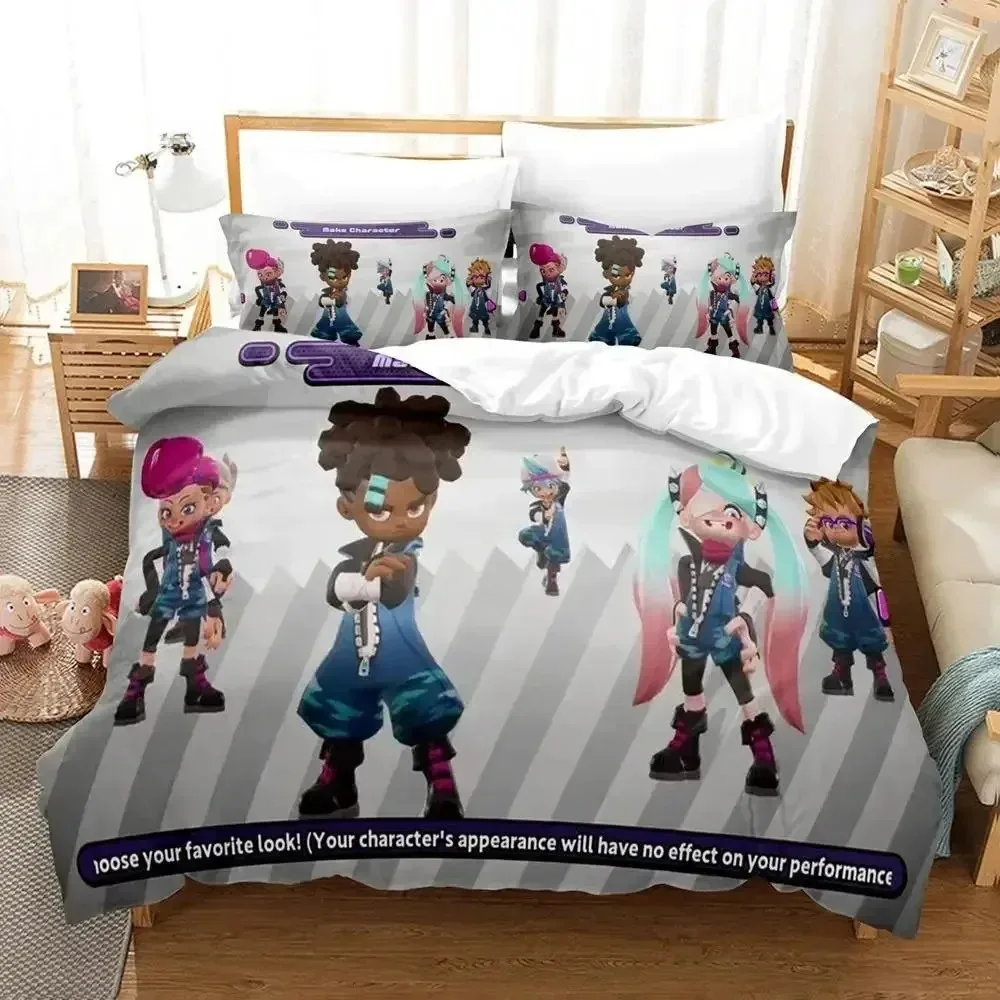 

Game Ninjala Kawaii Camas Bedding Set Bedroom Soft Modern Bedspreads Comefortable Kids Duvet Cover Quilt Cover And Pillowcase