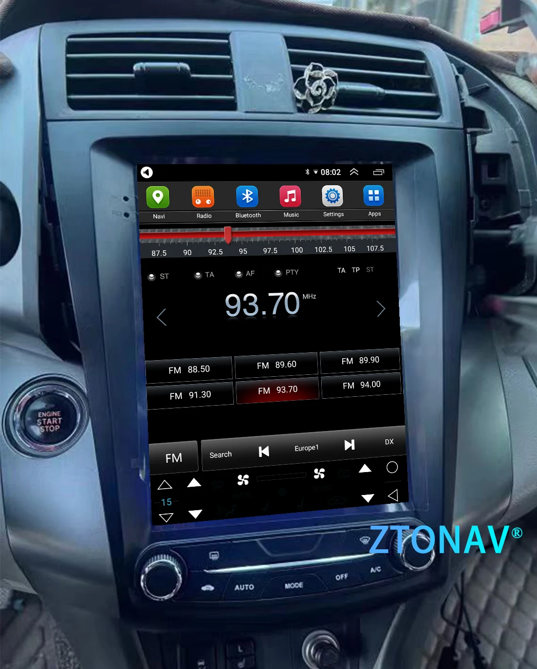 Car Radio Stereo For Toyota Rav4 2008 2009 2010 2011 2012 Tesla Screen Radio Android Screen GPS Navigation Auto Headunit