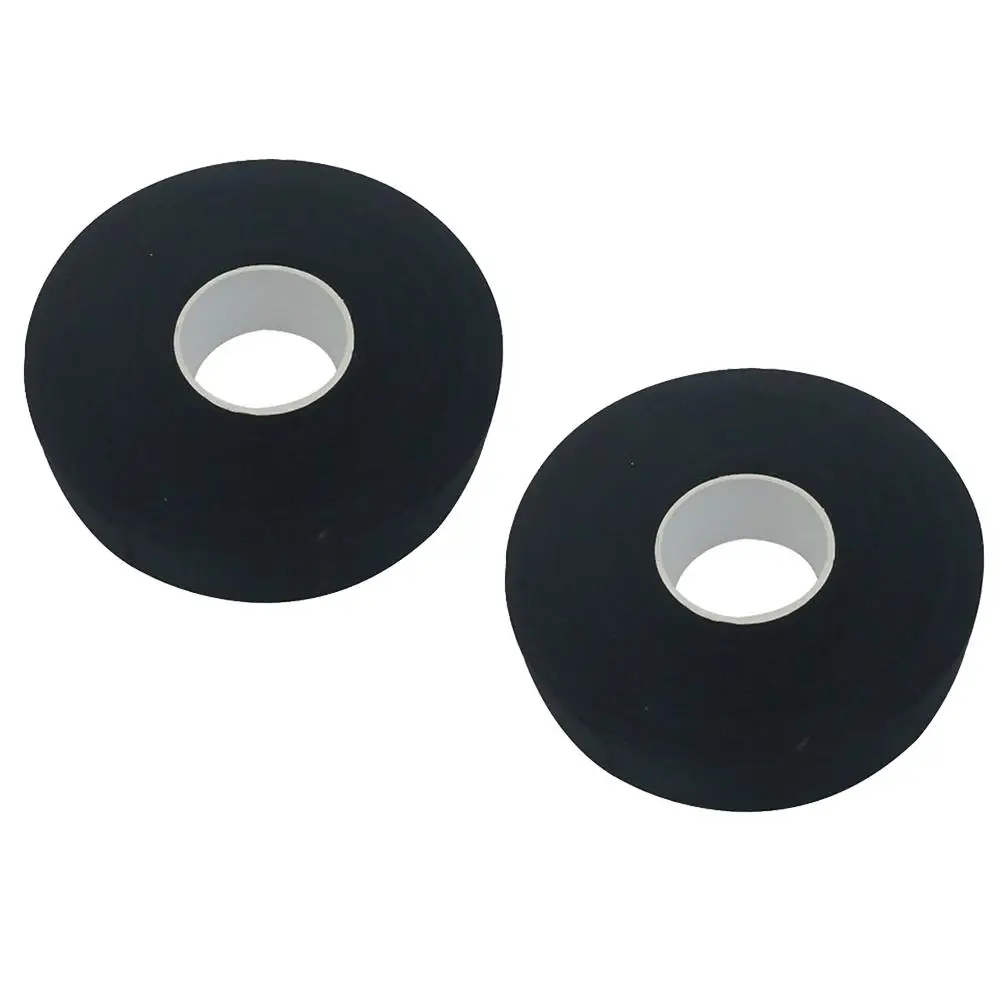 

2 Pcs Hockey Tape Stick Black Grip Goon Sticky Cotton Wrapper Sports