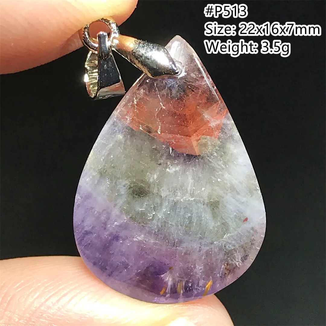 Top Natural Auralite 23 Pendant For Women Lady Man Wealth Gift Cacoxenite Crystal Beads Canada Gemstone Stone Jewelry AAAAA