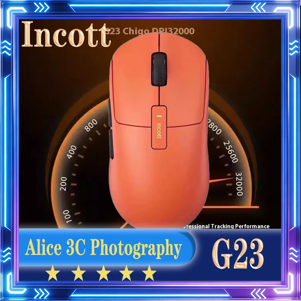 

NEW Incott G23V2 Mouse Gaming Mouse Wireless Mouse Gaming Accessories Ergonomics Light Weight Low Latency Custom Esports Office