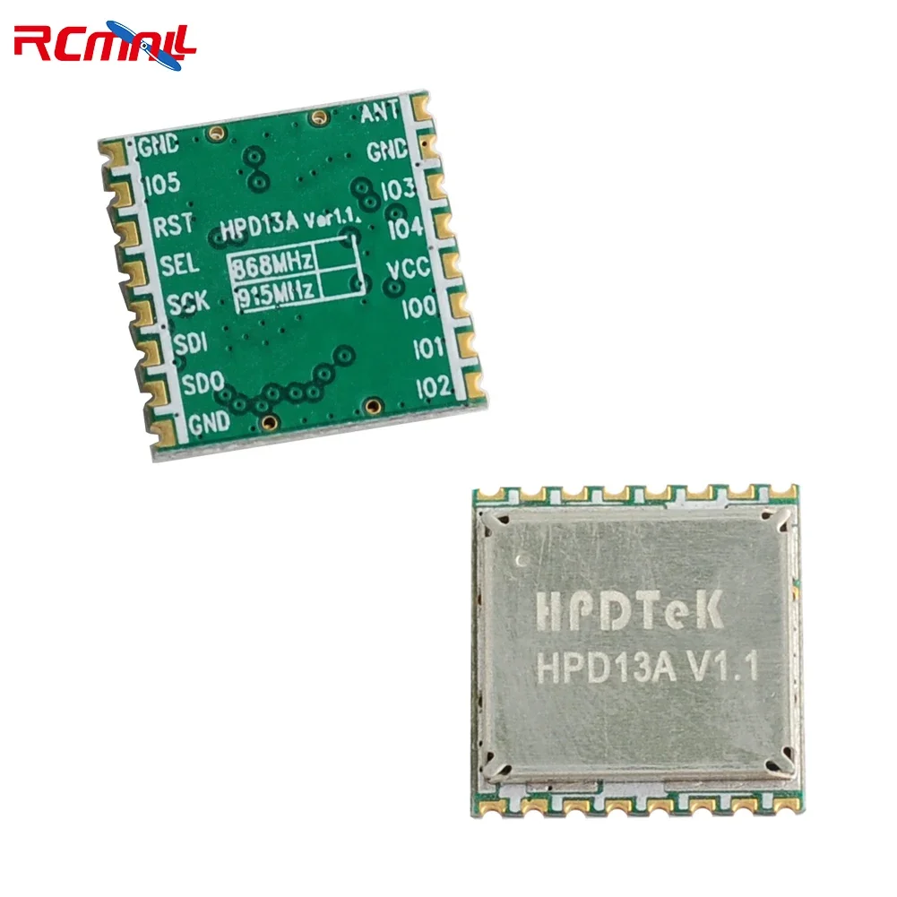 2PCS HPD13A 868MHz 915MHz SX1276 Wireless Transceiver Module LoRa Data Transmission SPI Remote Control Alarm for Smart Home IOT