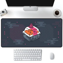 Japanese Sushi Suitchi Mouse Pad Desktop Mat Extended Desk Mousepad Latop Table Carpet Pc Gamer Computer Mat Gaming Game Mat