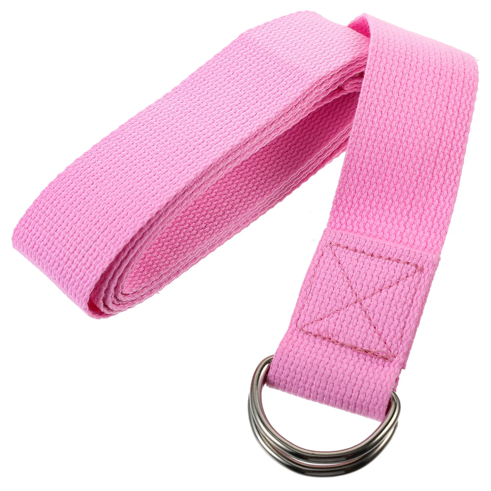1Pcs Yoga Auxiliary Strap Flexible Stability Tool for Beginners Advanced Practitioners 183cm Pink Yoga Tension Strap
