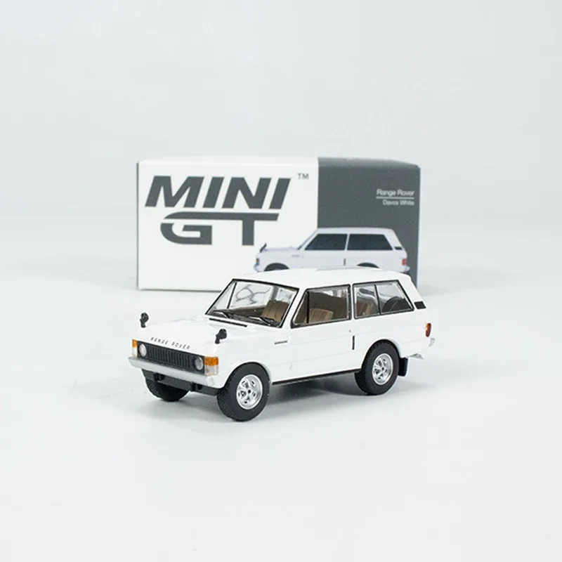 MINI GT 1:64 Model Car R Rover Alloy Die-Cast Vehicle Collection #658 White