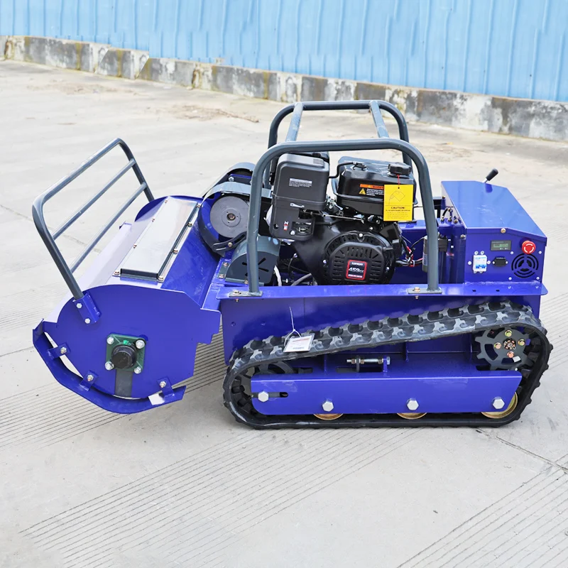 تخصيص ذاتية الدفع الزاحف Flail جزازة العشب التلقائي التحكم عن بعد جزازة العشب مع ملحقات جزازة العشب #2