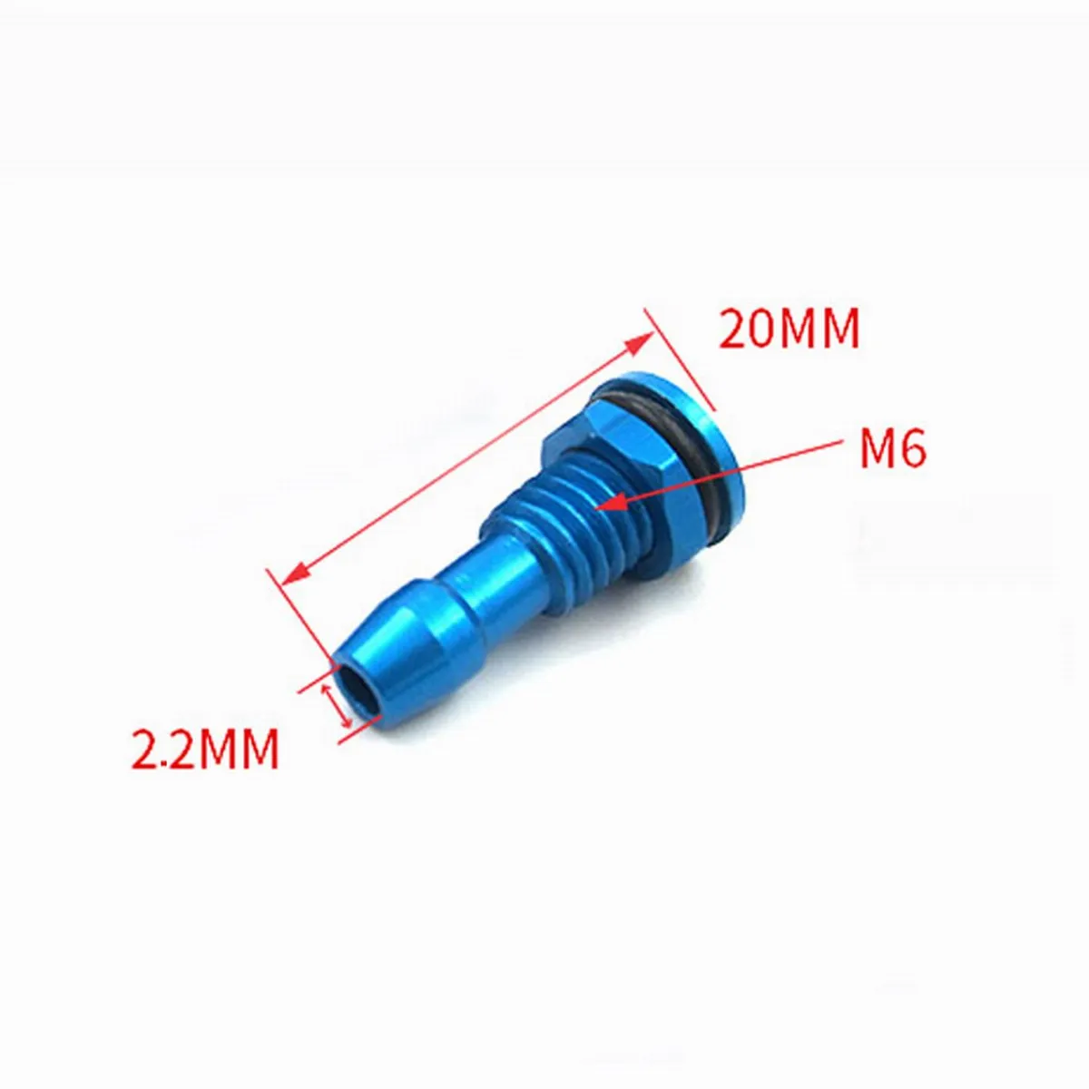 2Pcs M6 Aluminium Water Outlet for RC Boat Motor ESC Water Cooling & Draining