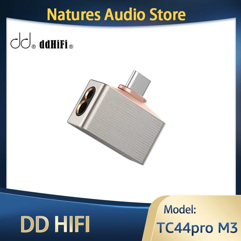 DDHiFi TC44pro M3 Portabel Ganda CS43198 USB DAC 4.4Mm Tipe C Headphone Amp Adapterlifier TC44 Pro M3 IEM AMP Dongle Ponsel