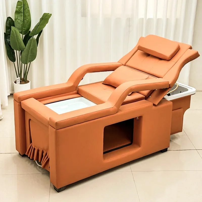 

Foot therapy integrated head therapy shampoo bed beauty special constant temperature water circulation