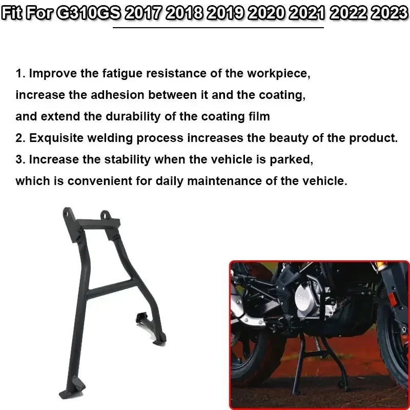 Fit For G310GS 2017 18 19 21 22 2023 G310R 2017 2018 2019 2020 Motorcycle Center Stand Bracket Pillar Stand Firm Holder Support