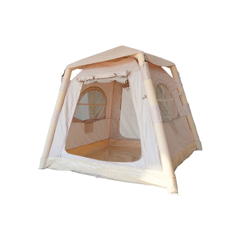 

Integrated portable inflatable tent outdoor camping camping equipment overnight rainproof, sunshade and sun protection free to