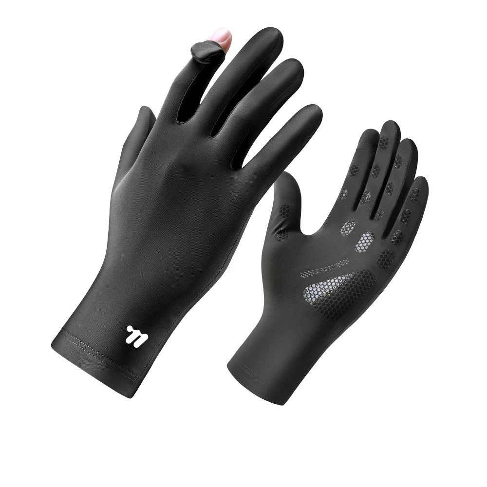 AliExpress West Biking WEST BIKING Summer Ice Silk Cycling Gloves High Stretch Breathable Anti-slip Full Finger Gloves Touchscreen MTB Road Bike Gloves