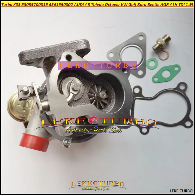 Free Ship K03 15 53039700015 53039880015 454159-0002 Turbocharger For AUDI A3 Toledo Octavia VW Golf Bora Beetle AGR ALH 1.9L TD