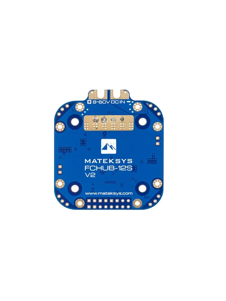 MATEK PDB FCHUB-12S V2 for XCLASS Quad Supports 8~60V DC Input / 5V 5A and 12V 4A Regulators