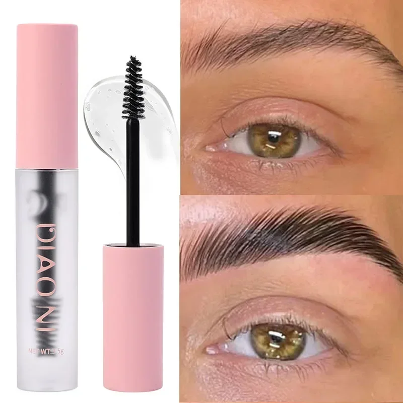 Natuurlijke Wilde Wenkbrauw Styling Wax Sneldrogend Langdurige Transparante 3D Brow Pommade Setting Gels Waterdichte Make-Up Cosmetica