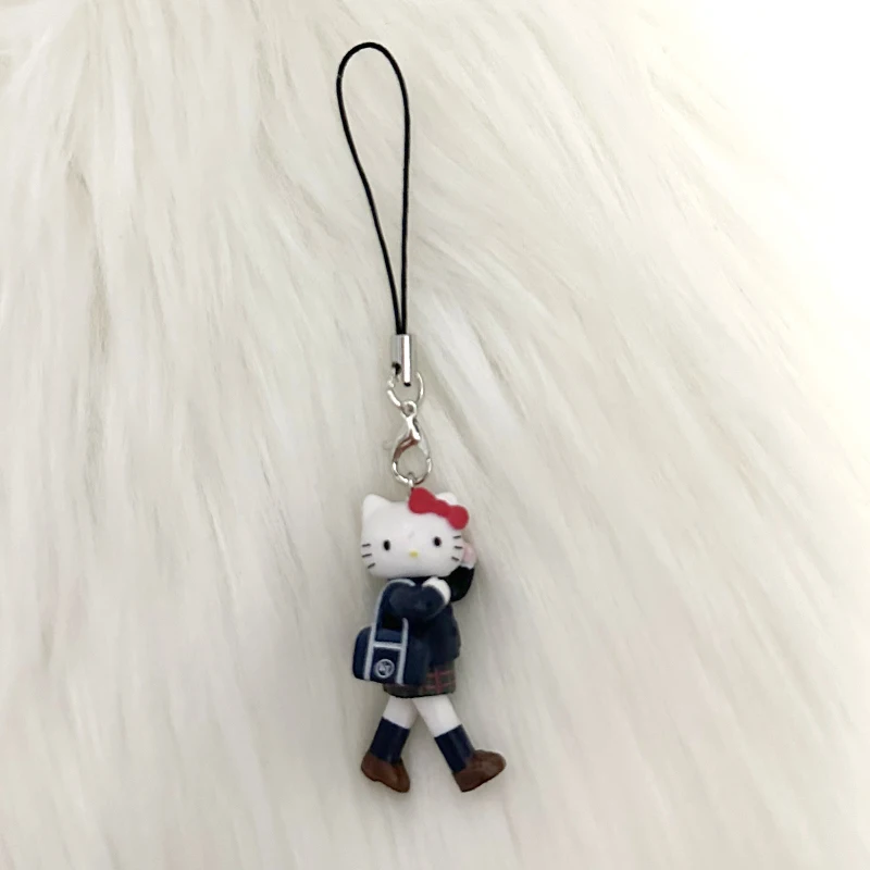 Vintage Kawaii Backpack Long Legs Hello Kitty Mobile Phone Pendant Cute Charm Japanese Bag Pendant Birthday Gift