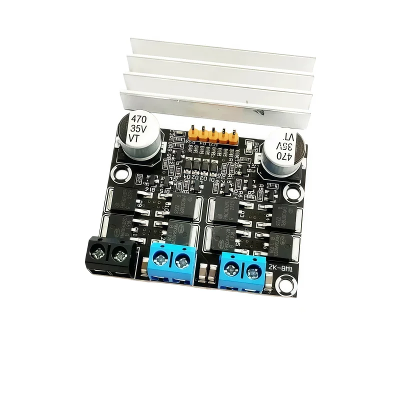 10A dual-channel DC motor drive module, featuring forward and reverse PWM speed control and dimming for 3-18V low-voltage high-c