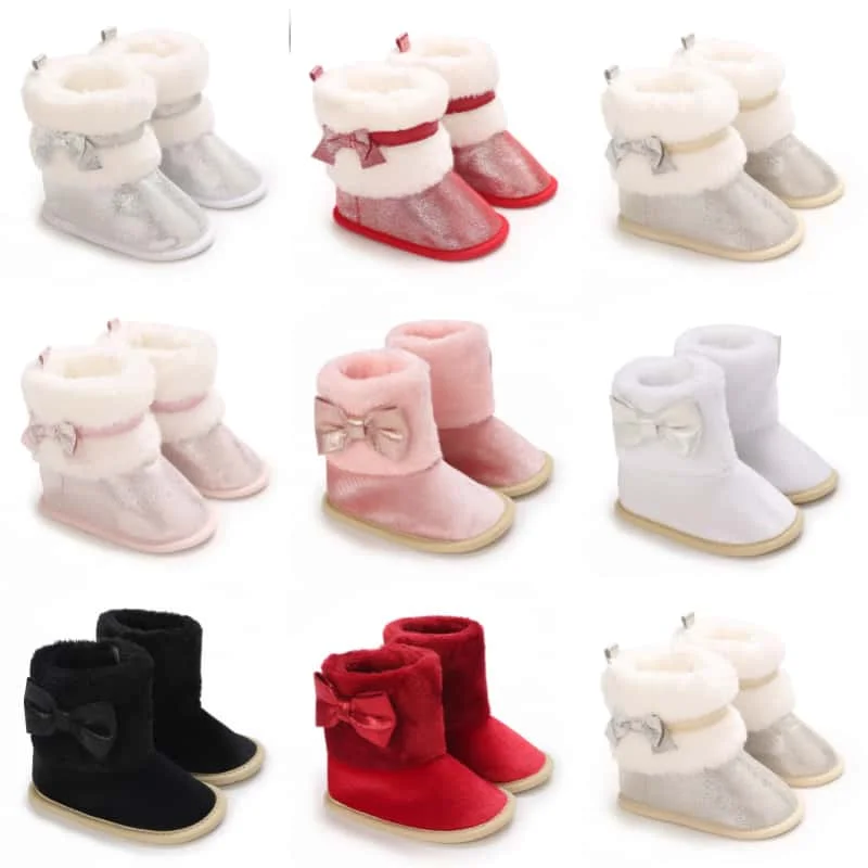 

​​​​"Women's Winter Snow Boots - Cute Cartoon Round Toe Flat Shoes | Warm Thick Cotton Lined Casual Booties"​​