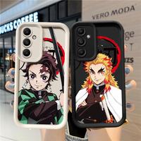 Demon Slayer Phone Case for Samsung Galaxy A14 A22 A23 A24 A32 A16 A33 A34 A12 A13 5G Soft Cover Funda Capa