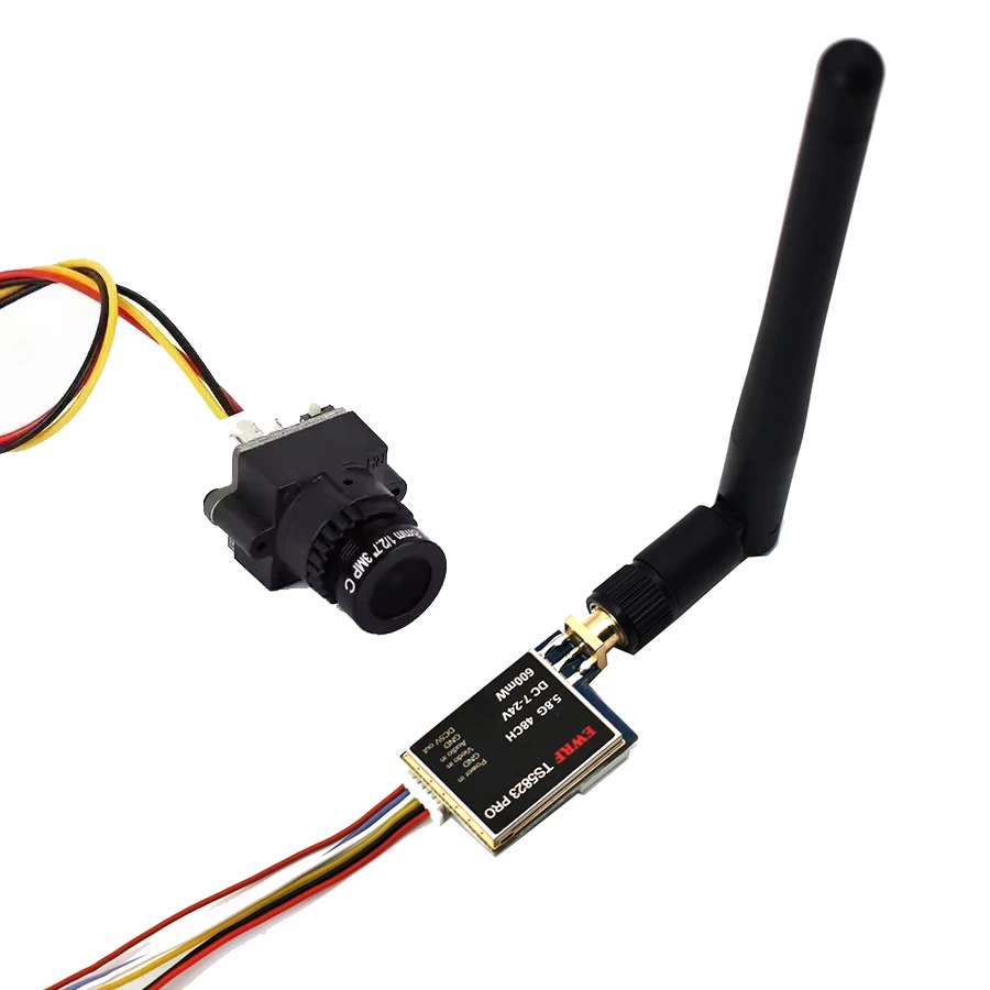 

EWRF TS2823 PRO 48CH 600 МВт беспроводной AV передатчик передачи изображения и камера 1000TVL 2,8 мм для RC FPV квадрокоптера самолет дрон