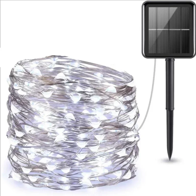 

Solar String Fairy Lights 10m 100LED / 5M 50 LED Waterproof Outdoor Garland Solar Power Lamp Christmas For Garden Decoration