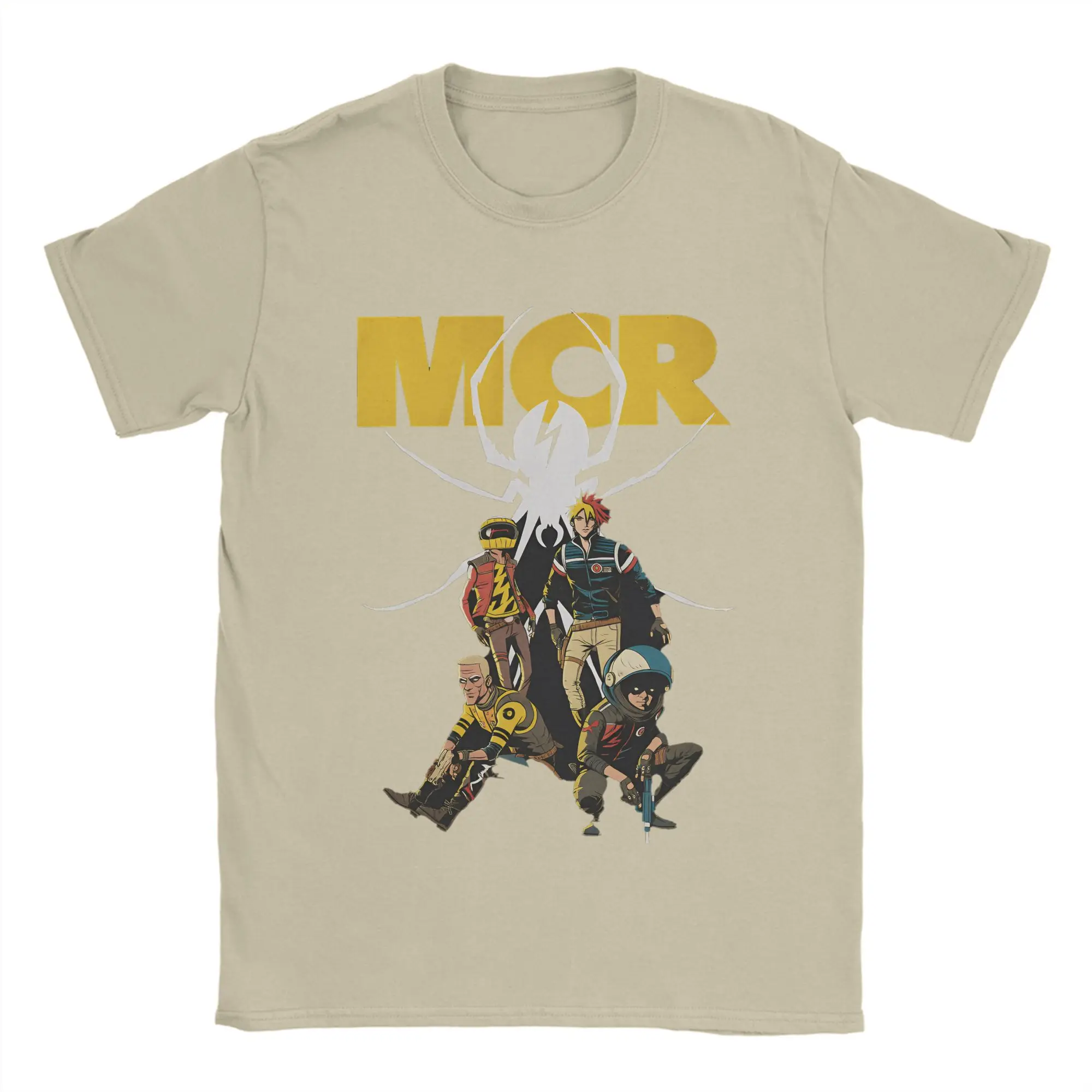 My Chemical Romance MCR Rock-Musik-T-Shirt, Sommer-Harajuku-T-Shirts für Herren, Baumwolle, Rundhalsausschnitt, Übergröße 5XL, Oberteile, T-Shirts, Kurzarm-Tops. – Detail 6