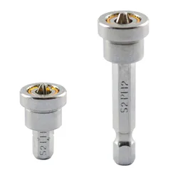 1/2pcs 25mm/50mm Plasterboard Positioning Screwdriver Bits 1/4inch Hex Shank PH2 Magnetic Screwdriver Bits For Plasterboard